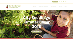 Desktop Screenshot of gardenschoolfoundation.org